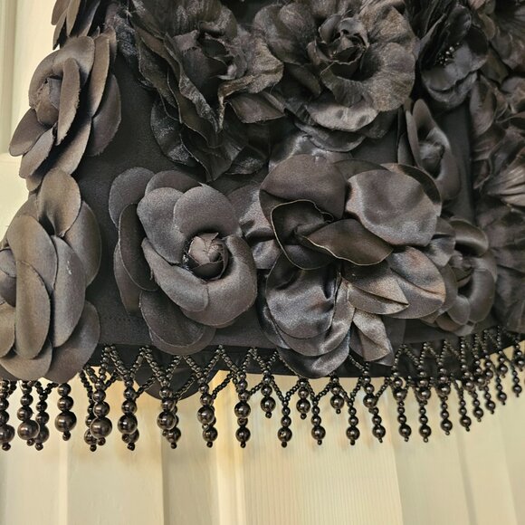 Flower & Beaded Mini Skirt - Picture 4 of 8